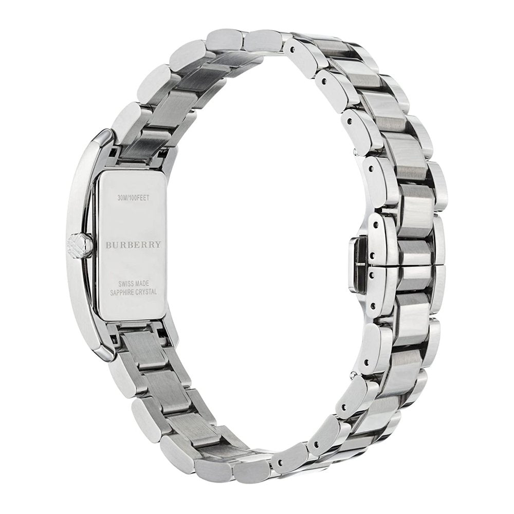  Shop Authentic Burberry Heritage Black Dial Silver Stainless Steel Strap Watch for Women - BU9501 - Luxxuri