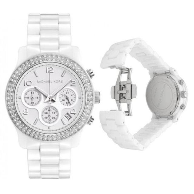  Shop Authentic Michael Kors Runway White Dial White Steel Strap Watch for Women - MK5188 - Luxxuri