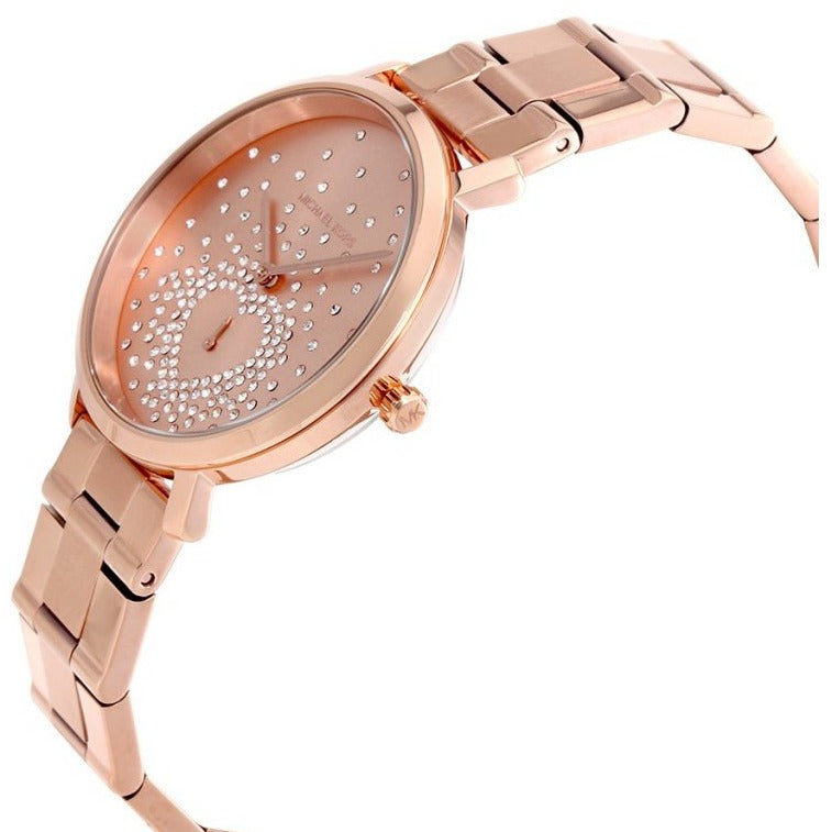  Shop Authentic Michael Kors Jaryn Rose Gold Dial Rose Gold Steel Strap Watch for Women - MK3621 - Luxxuri