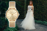 Shop Authentic Michael Kors Pyper Quartz Gold Dial Gold Mesh Strap Watch For Women - MK4339 - Luxxuri