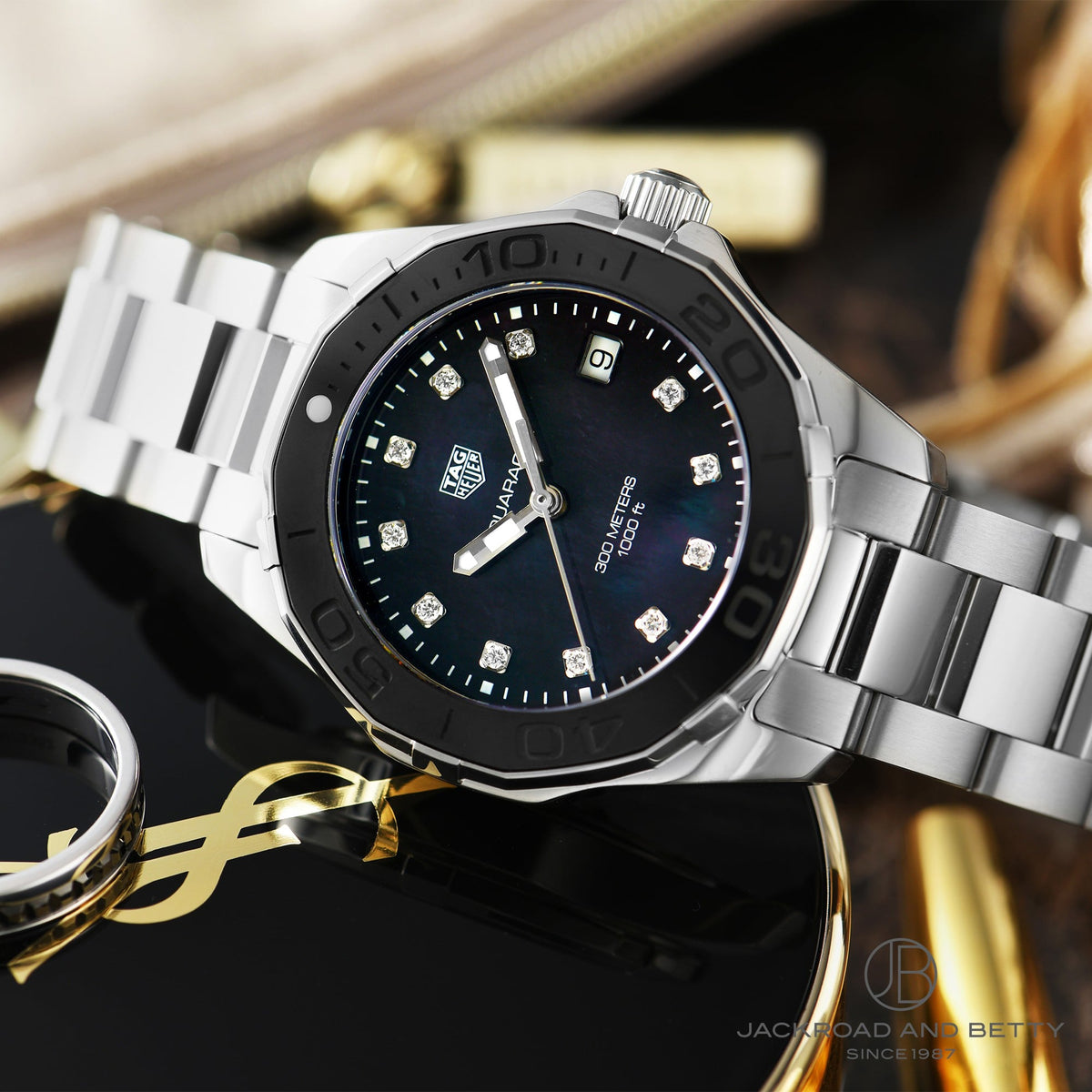  Shop Authentic Tag Heuer Aquaracer Black Dial Watch for Women - WAY131M.BA0748 - Luxxuri