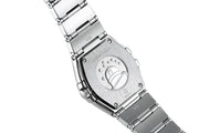  Shop Authentic Omega Constellation Quartz Diamonds Silver Dial Silver Steel Strap Watch for Women - 123.15.27.60.55.004 - Luxxuri