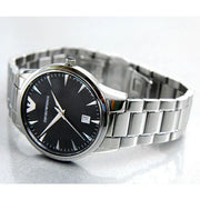  Shop Authentic Emporio Armani Classic Quartz Black Dial Silver Steel Strap Watch For Women - AR2441 - Luxxuri
