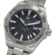  Shop Authentic Tag Heuer Aquaracer Automatic Black Dial Silver Steel Strap Watch for Men - WAY2010.BA0927 - Luxxuri