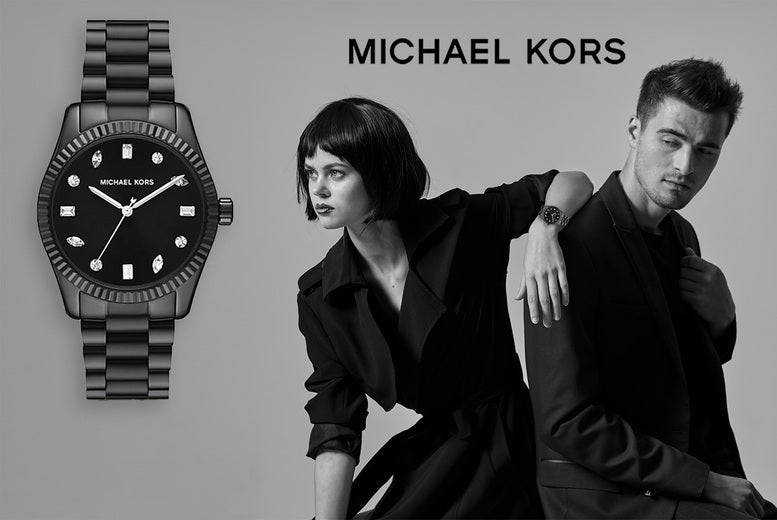  Shop Authentic Michael Kors Lexington Lux Black Dial Black Steel Strap Watch For Women - MK7442 - Luxxuri