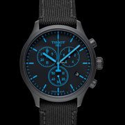  Shop Authentic Tissot Chrono XL Quartz Black Dial Black Nylon Strap Watch For Men - T116.617.37.051.00 - Luxxuri
