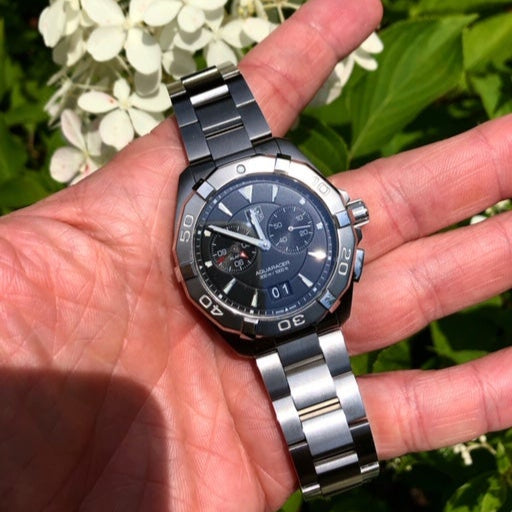  Shop Authentic Tag Heuer Aquaracer Black Dial Watch for Men - WAY111Z.BA0928 - Luxxuri