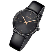  Shop Authentic Calvin Klein High Noon Quartz Black Dial Black Leather Strap Watch for Men - K8M214CB - Luxxuri