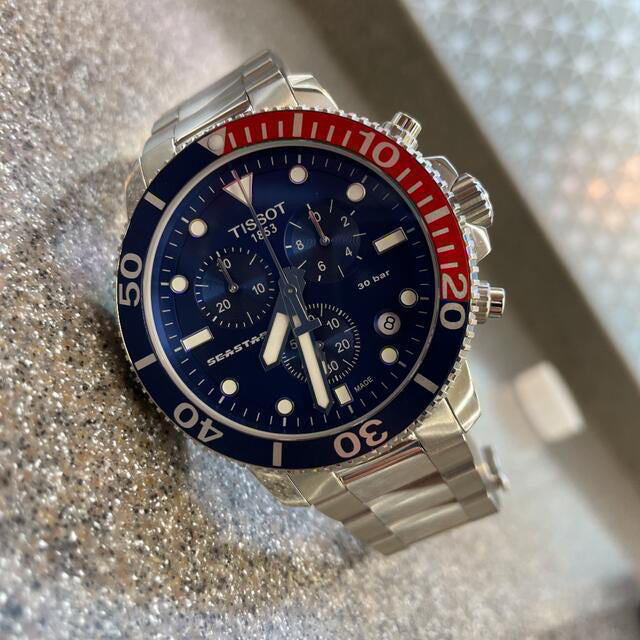  Shop Authentic Tissot Seastar 1000 Chronograph Blue Dial Silver Steel Strap Watch For Men - T120.417.11.041.03 - Luxxuri