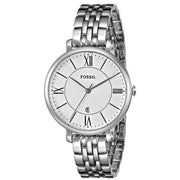  Shop Authentic Fossil Jacqueline White Dial Silver Steel Strap Watch for Women - ES3433 - Luxxuri