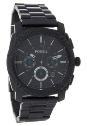  Shop Authentic Fossil Machine Chronograph Black Dial Black Steel Strap Watch for Men - FS4552 - Luxxuri