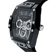  Shop Authentic Guess Phoenix Multifunction Black Dial Black Rubber Strap Watch for Men - GW0203G3 - Luxxuri