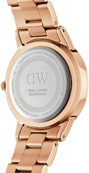  Shop Authentic Daniel Wellington Iconic Link White Dial Rose Gold Steel Strap Watch For Women - DW00100209 - Luxxuri