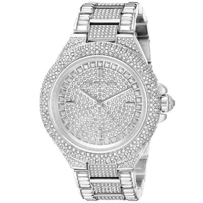  Shop Authentic Michael Kors Camille Crystal Pave Dial Silver Steel Strap Watch for Women - MK5869 - Luxxuri