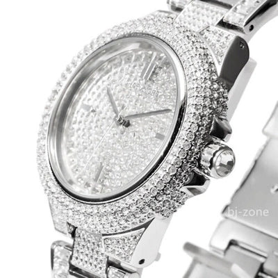  Shop Authentic Michael Kors Camille Crystal Pave Dial Silver Steel Strap Watch for Women - MK5869 - Luxxuri