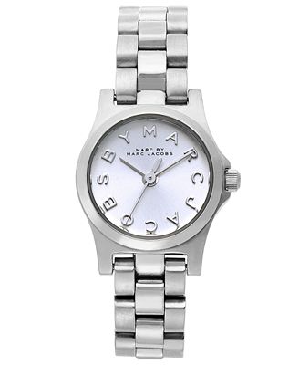  Shop Authentic Marc Jacobs Henry Dinky Silver Dial Silver Steel Strap Watch for Women - MBM3198 - Luxxuri