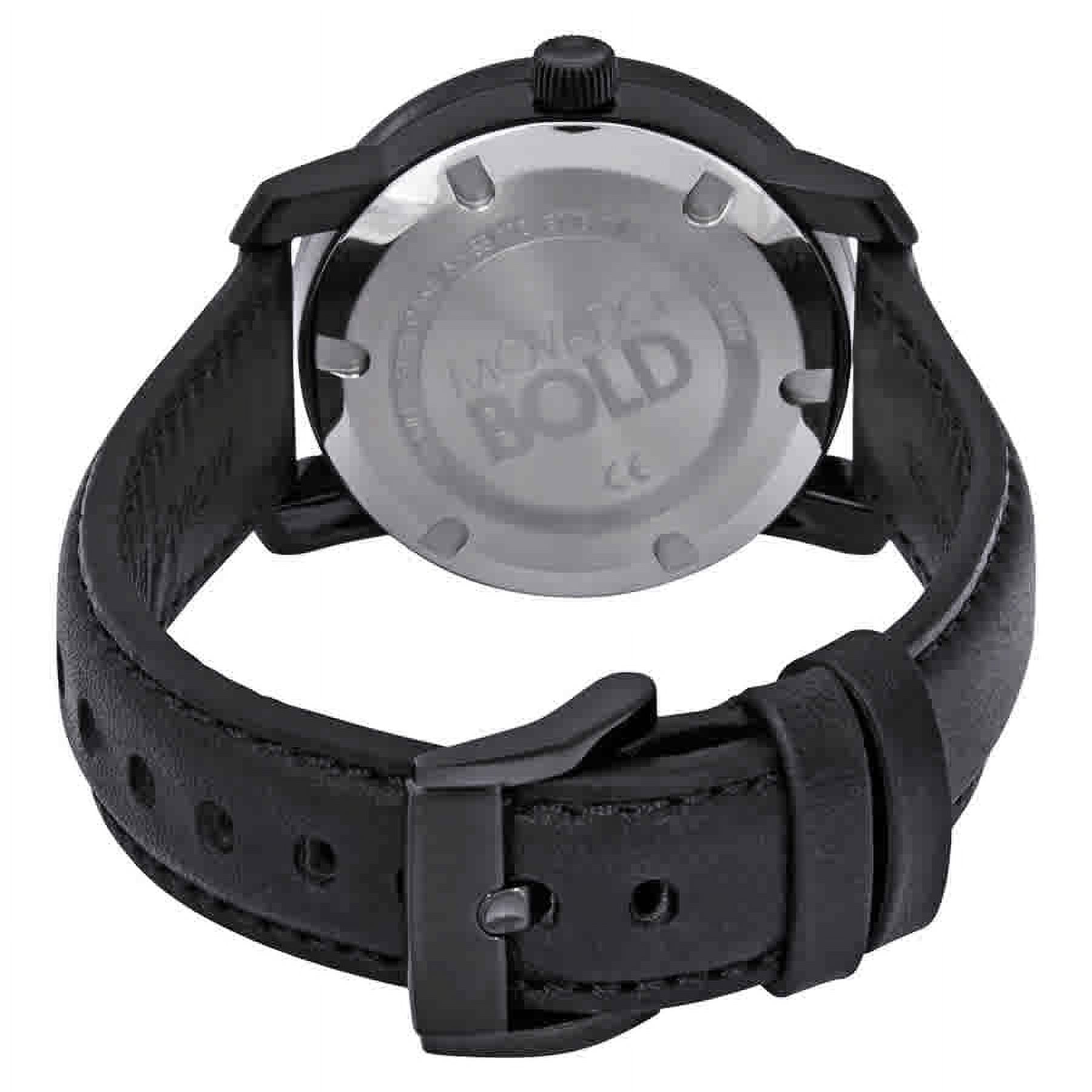  Shop Authentic Movado Bold Black Dial Black Leather Strap Watch for Women - 3600527 - Luxxuri