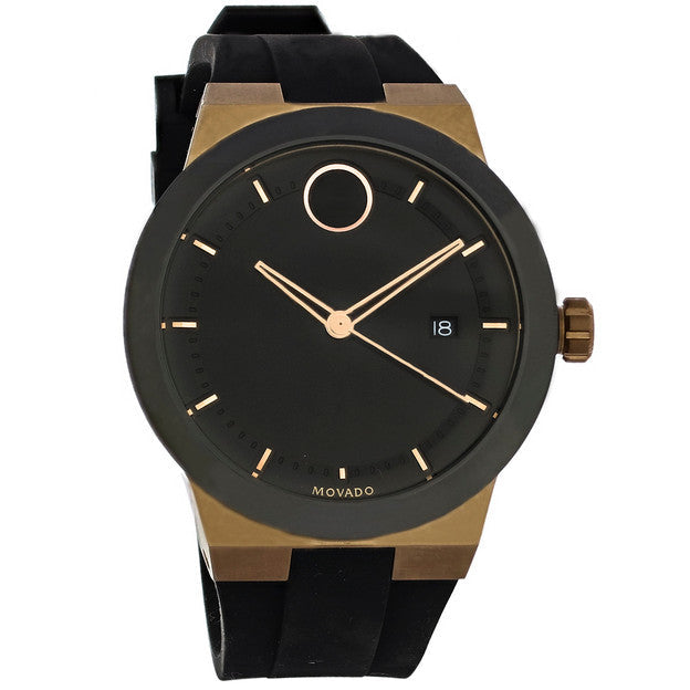  Shop Authentic Movado Bold Fusion Black Dial Black Silicone Strap Watch for Men - 3600622 - Luxxuri