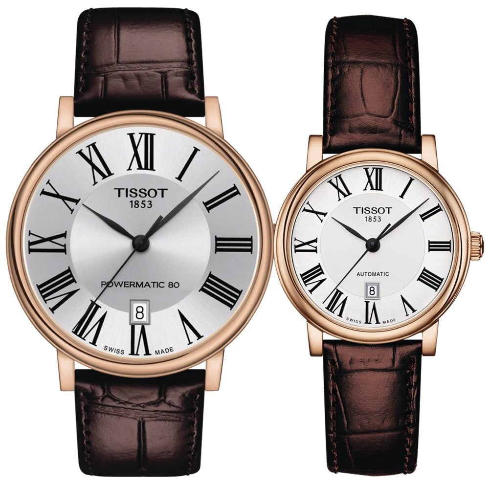  Shop Authentic Tissot Carson Premium Powermatic 80 Silver Dial Brown Leather Strap Watch For Men - T122.407.36.033.00 - Luxxuri