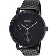  Shop Authentic Hugo Boss Oxygen Black Dial Black Mesh Bracelet Watch for Men - 1513636 - Luxxuri
