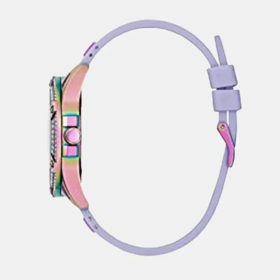  Shop Authentic Guess Queen Quartz Purple Dial Purple Silicone Strap Watch For Women - GW0536L4 - Luxxuri