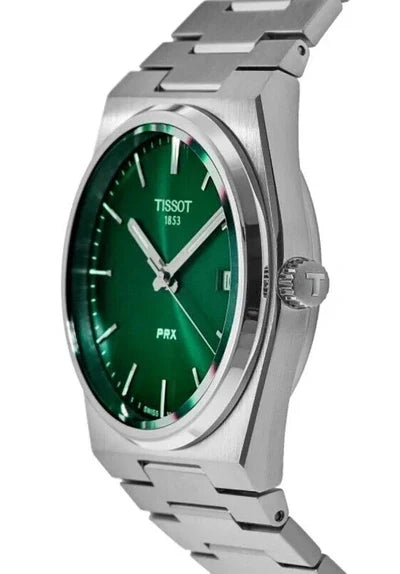  Shop Authentic Tissot PRX Green Dial Silver Steel Strap Watch For Men - T137.410.11.091.00 - Luxxuri