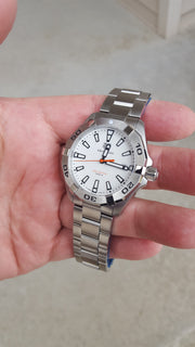  Shop Authentic Tag Heuer Aquaracer White Dial Watch for Men - WBD1111.BA0928 - Luxxuri