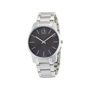  Shop Authentic Calvin Klein City Black Dial Silver Steel Strap Watch for Men - K2G21161 - Luxxuri