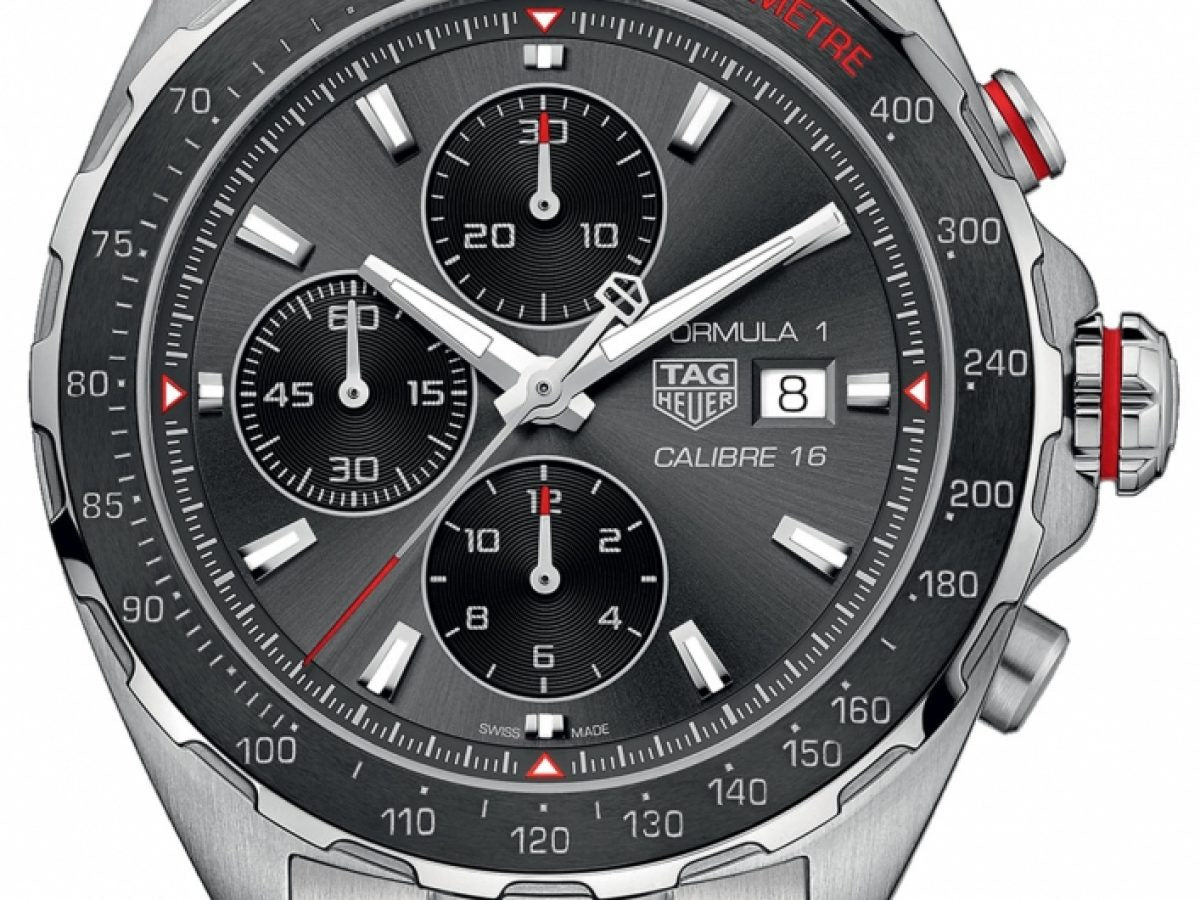  Shop Authentic Tag Heuer Formula 1 Automatic Chronograph Grey Dial Silver Strap Watch for Men - CAZ2012.BA0876 - Luxxuri