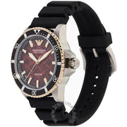  Shop Authentic Emporio Armani Meccanico Automatic Red Dial Black Silicon Strap Watch For Men - AR60070 - Luxxuri