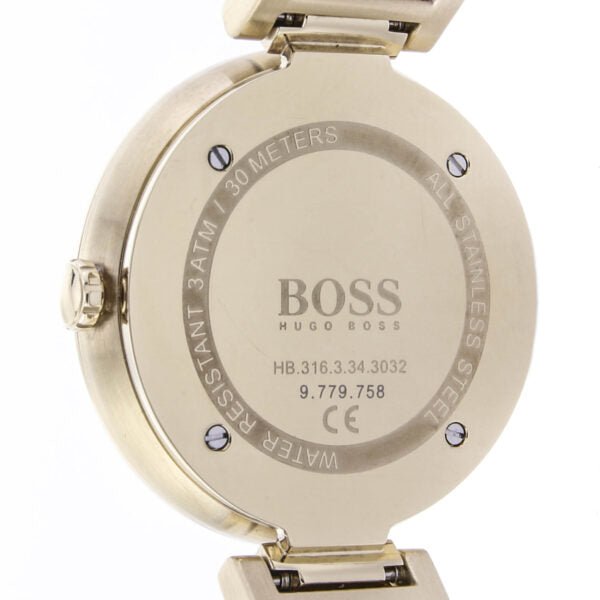  Shop Authentic Hugo Boss Allusion Gold Dial Gold Steel Strap Watch for Women - 1502415 - Luxxuri
