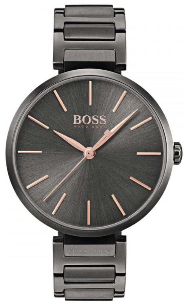  Shop Authentic Hugo Boss Allusion Quartz Grey Dial Grey Steel Strap Watch For Men - 1502416 - Luxxuri