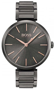  Shop Authentic Hugo Boss Allusion Quartz Grey Dial Grey Steel Strap Watch For Men - 1502416 - Luxxuri