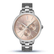  Shop Authentic Hugo Boss Symphony Red Gold Dial Silver Steel Strap Watch for Women- 1502421 - Luxxuri