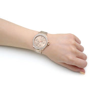  Shop Authentic Hugo Boss Premiere Rose Gold Dial with DIamonds Rose Gold Steel Strap Watch for Women - 1502443 - Luxxuri