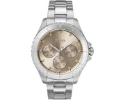  Shop Authentic Hugo Boss Premiere Rose Gold Dial Silver Steel Strap Watch for Women - 1502444 - Luxxuri