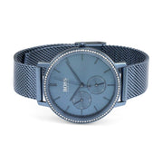  Shop Authentic Hugo Boss Infinity Blue Dial Blue Mesh Bracelet Watch for Women - 1502518 - Luxxuri