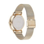  Shop Authentic Hugo Boss Infinity Gold Dial Gold Mesh Bracelet Watch for Women - 1502520 - Luxxuri