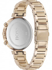  Shop Authentic Hugo Boss Flawless Quartz White Dial Gold Steel Strap Watch for Women -1502531 - Luxxuri