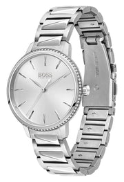  Shop Authentic Hugo Boss Signature Silver Dial Silver Steel Strap Watch for Women - 1502539 - Luxxuri