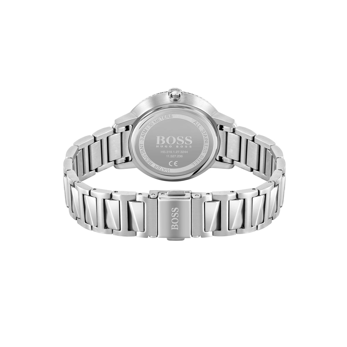  Shop Authentic Hugo Boss Signature Silver Dial Silver Steel Strap Watch for Women - 1502539 - Luxxuri