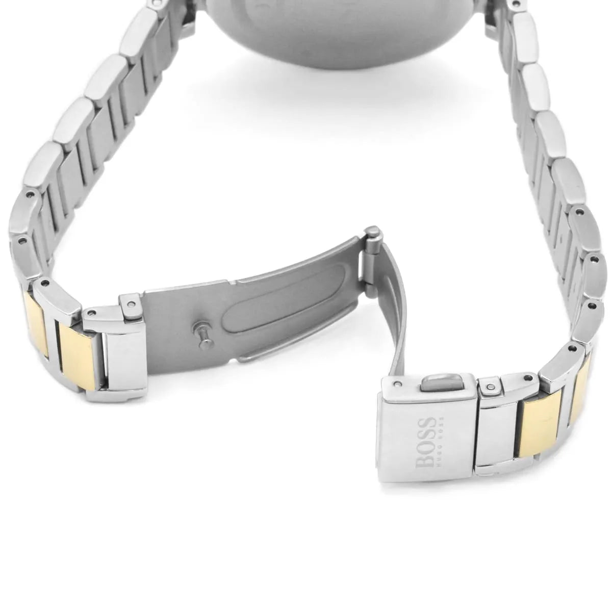  Shop Authentic Hugo Boss Allusion Quartz Silver Dial Two Tone Steel Strap Watch For Women - 1502417 - Luxxuri