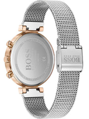  Shop Authentic Hugo Boss Flawless Silver Dial Silver Mesh Bracelet Watch for Women -1502551 - Luxxuri