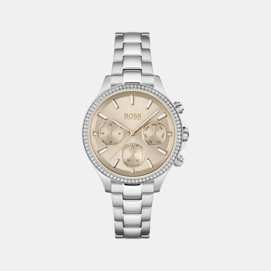  Shop Authentic Hugo Boss Hera Rose Pink Dial Silver Steel Strap Watch for Women - 1502565 - Luxxuri