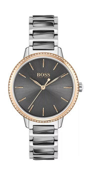 Shop Authentic Hugo Boss Signature Grey Dial Silver Steel Strap Watch for Men - 1502569 - Luxxuri