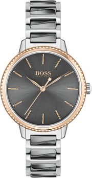  Shop Authentic Hugo Boss Signature Grey Dial Silver Steel Strap Watch for Men - 1502569 - Luxxuri