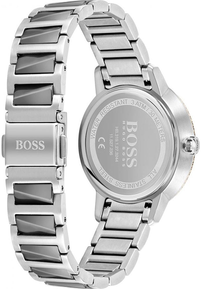  Shop Authentic Hugo Boss Signature Grey Dial Silver Steel Strap Watch for Men - 1502569 - Luxxuri