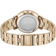  Shop Authentic Hugo Boss Prima Gold Dial Gold Steel Strap Watch for Women - 1502571 - Luxxuri