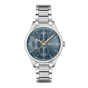  Shop Authentic Hugo Boss Grand Course Blue Dial Silver Steel Strap Watch for Women - 1502583 - Luxxuri