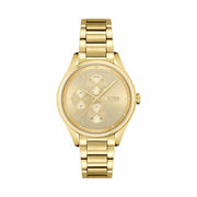 Shop Authentic Hugo Boss Grand Course Gold Dial Gold Steel Strap Watch for Women - 1502584 - Luxxuri